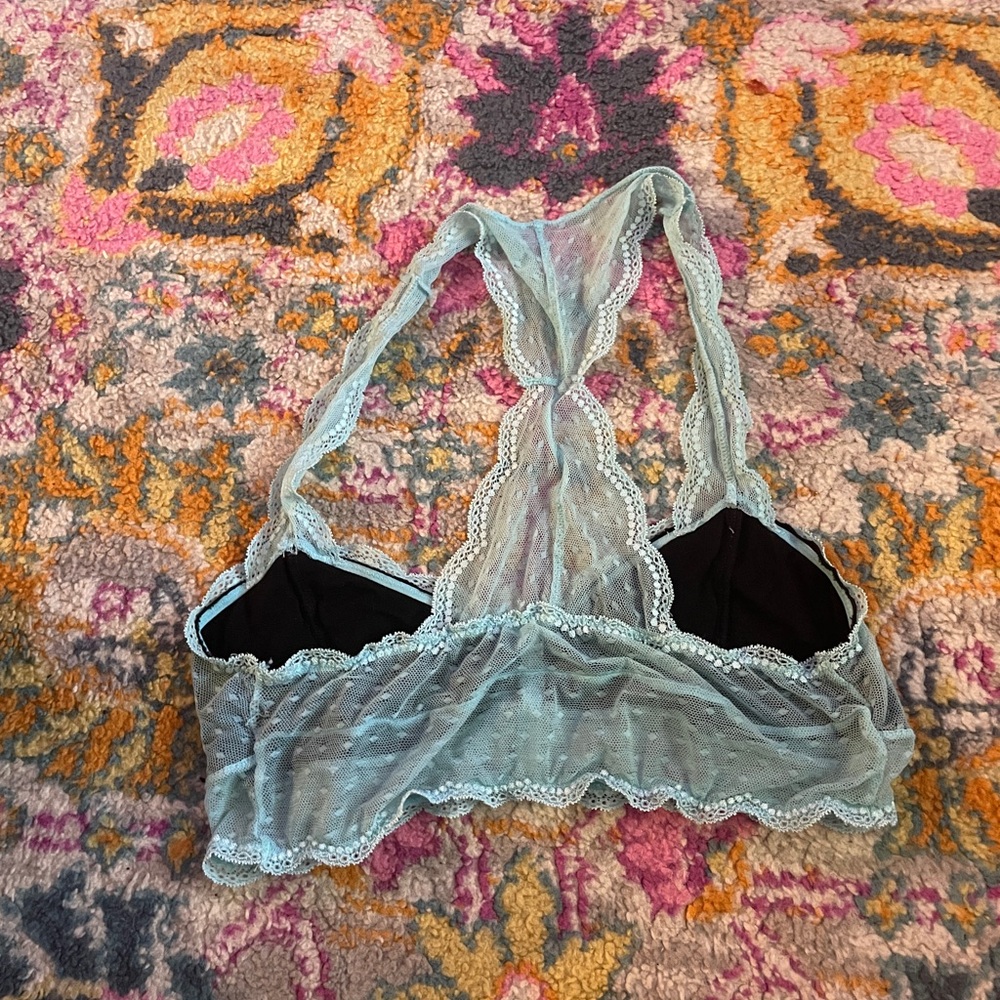 Honeydew Intimates Blue Lace Longline Bralette - Picture 2 of 2